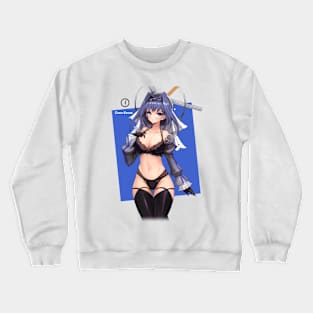 Ouro Kronii In UnderWear, Hololive Crewneck Sweatshirt